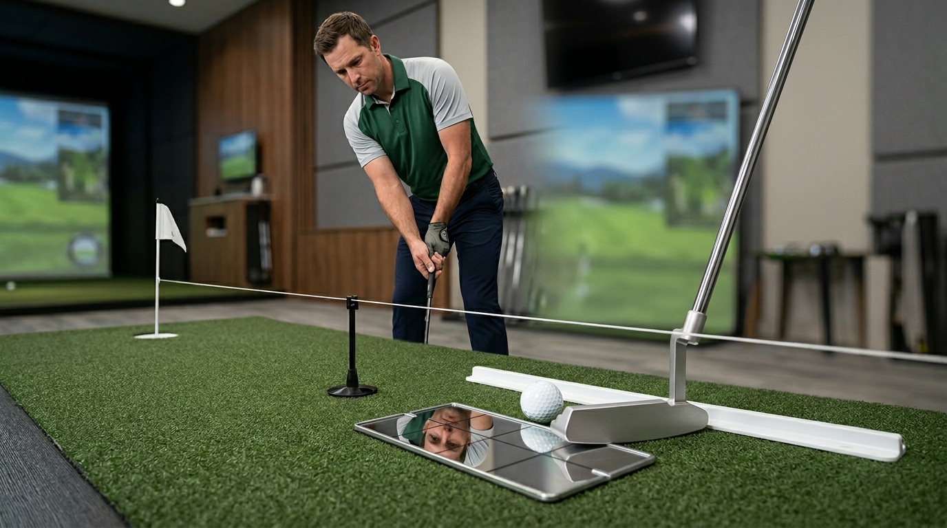 Yes Golf Putting Rail vs Eyeline Guide